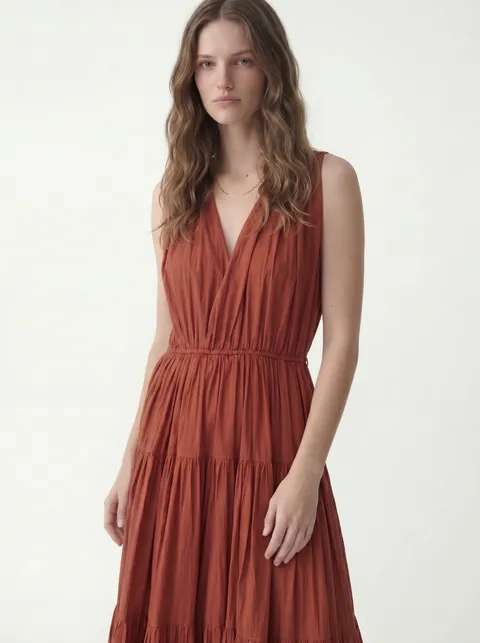 AI-generated on-model fashion photo angle 8 from flat lay input