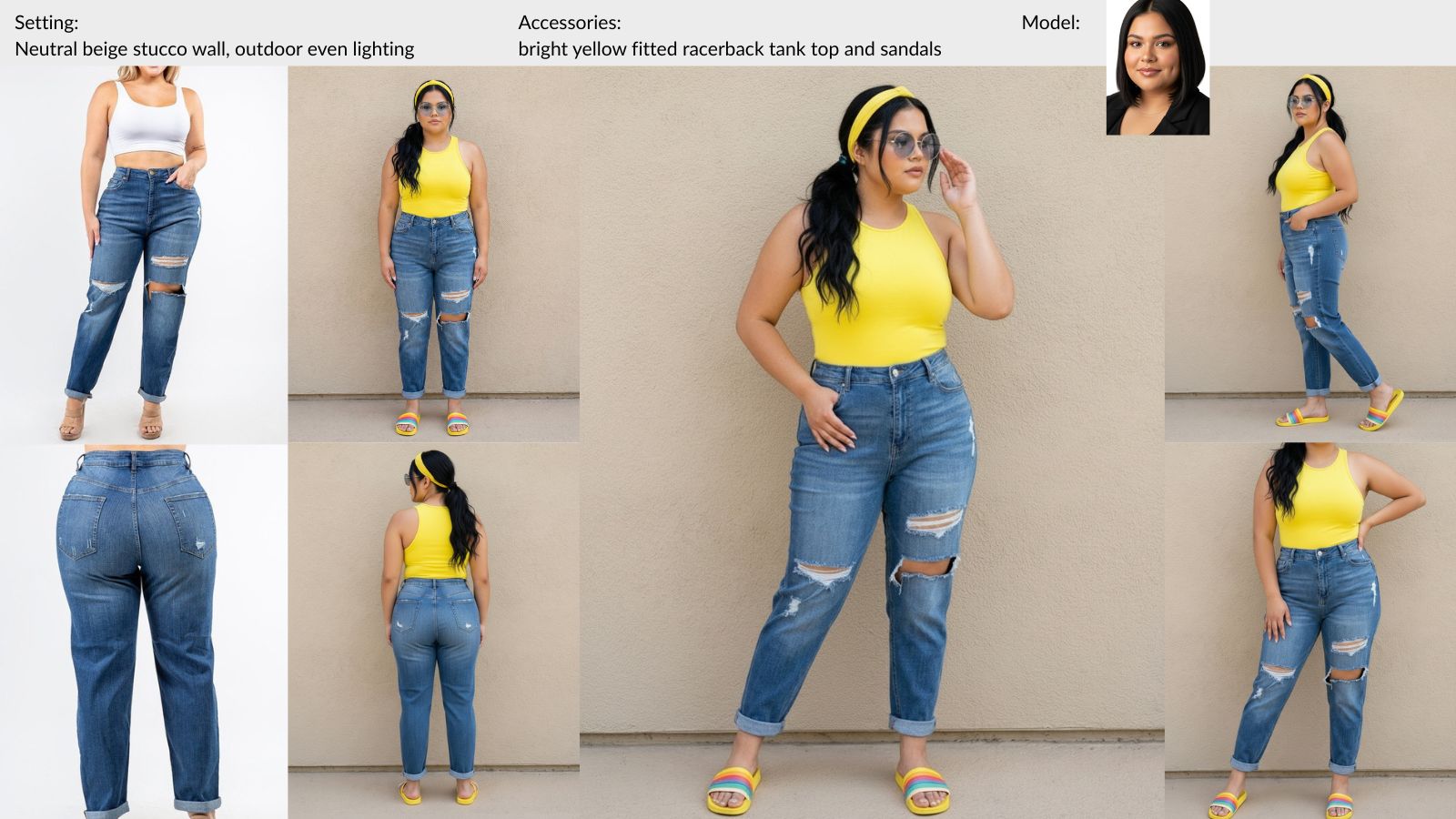 AI-generated fashion catalog photo 74 - Professional model photography created with MODA AI